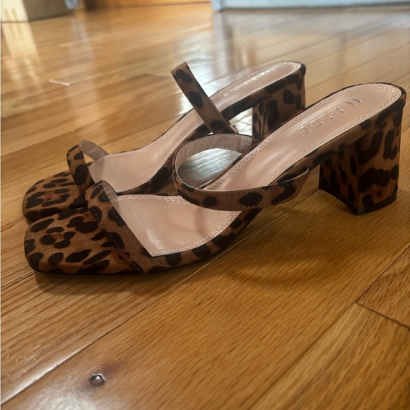 NEW illude leopard suede heels - Picture 3 of 4